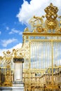 VERSAILLES, FRANCE - AUGUST 8, 2018 : The Royal Palace in Versailles. The palace and surrounding gardens is are on the UNESCO Royalty Free Stock Photo